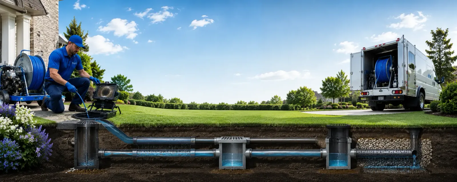 Outdoor drain cleaning information for East Greenbush, NY